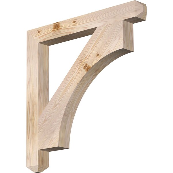 Ekena Millwork Westlake Craftsman Smooth Bracket, Douglas Fir, 3 1/2"W x 32"D x 32"H BKT04X32X32WTL04SDF - main